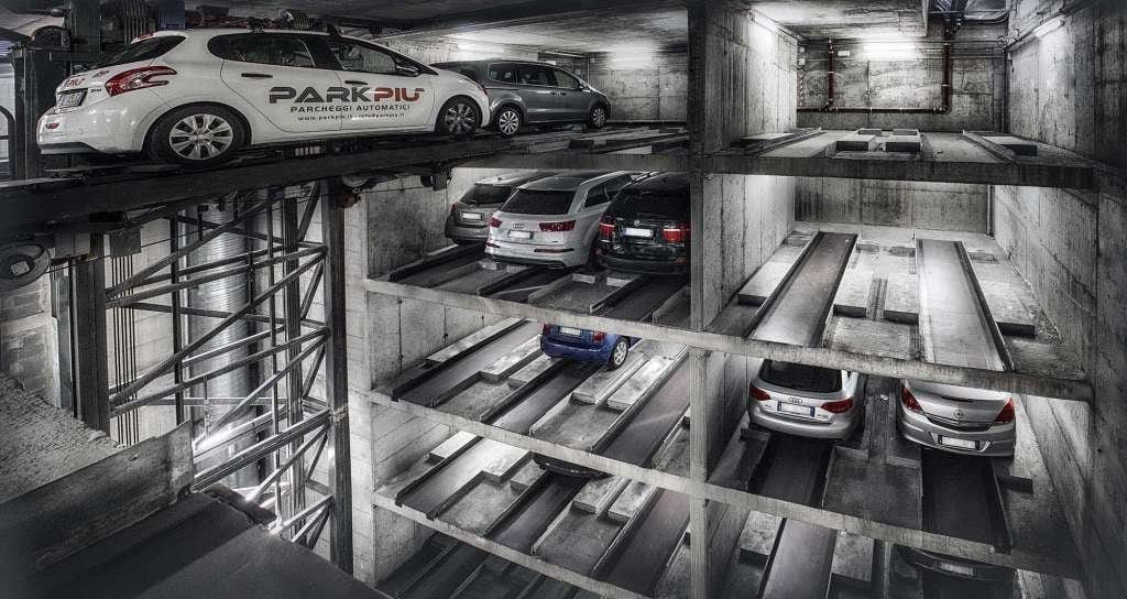 Sistema de aparcamiento automático PARKPIÙ — galería de instalaciones